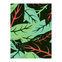 The Dark Jungle | Mystery Eclectic Forest | Maximalist Rainforest Nature Botanical Plants (Print Only)