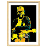 Willie King American Blues Guitarist in Pop Art thumbnail