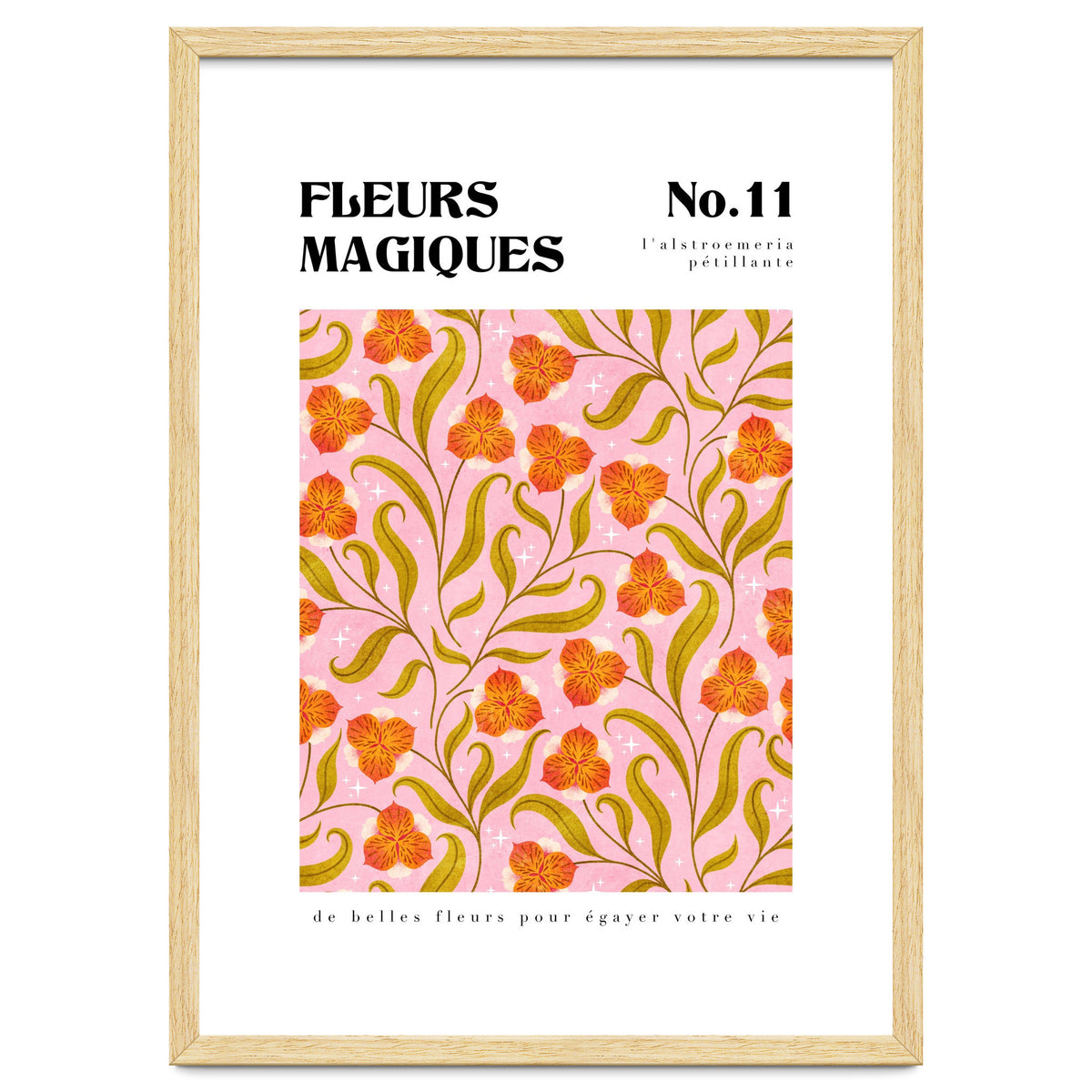 Magical Flowers No.11 Alstroemerias Print