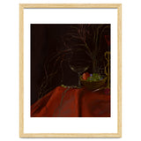 Dark Baroque Still Life Table and Wine oil thumbnail