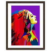 Apache Woman Pop Art Wpap