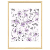 Wild Roses Floral Pattern - Purple thumbnail