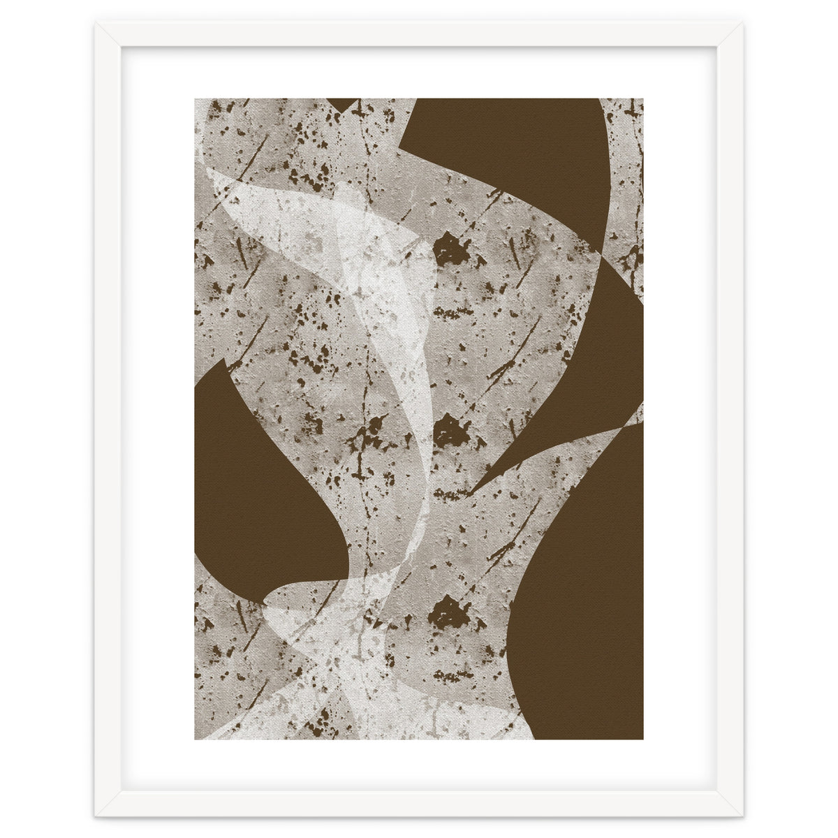 Abstract White Scratch