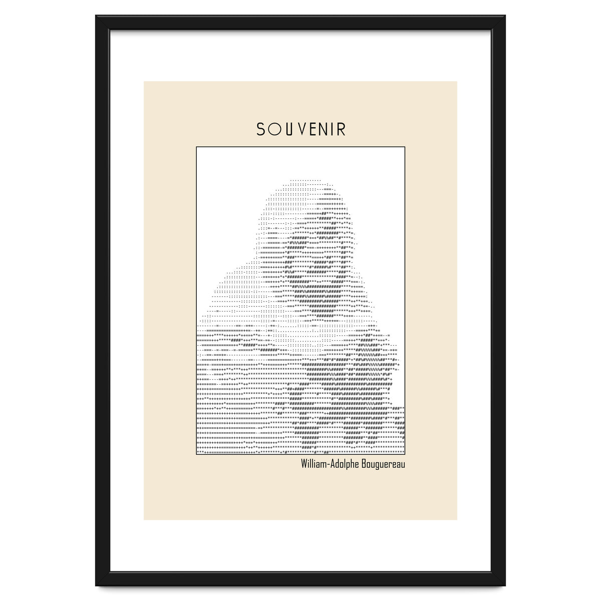 Souvenir – William Adolphe Bouguereau (1894) – Ascii Art