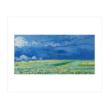 Wheatfield under Thunderclouds. Date: July 1890, Auvers-sur-Oise. Dimensions: 50.4 cm x 101.3 cm,... (Print Only) thumbnail