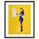Pinup Sexy Waitress Looking Back thumbnail