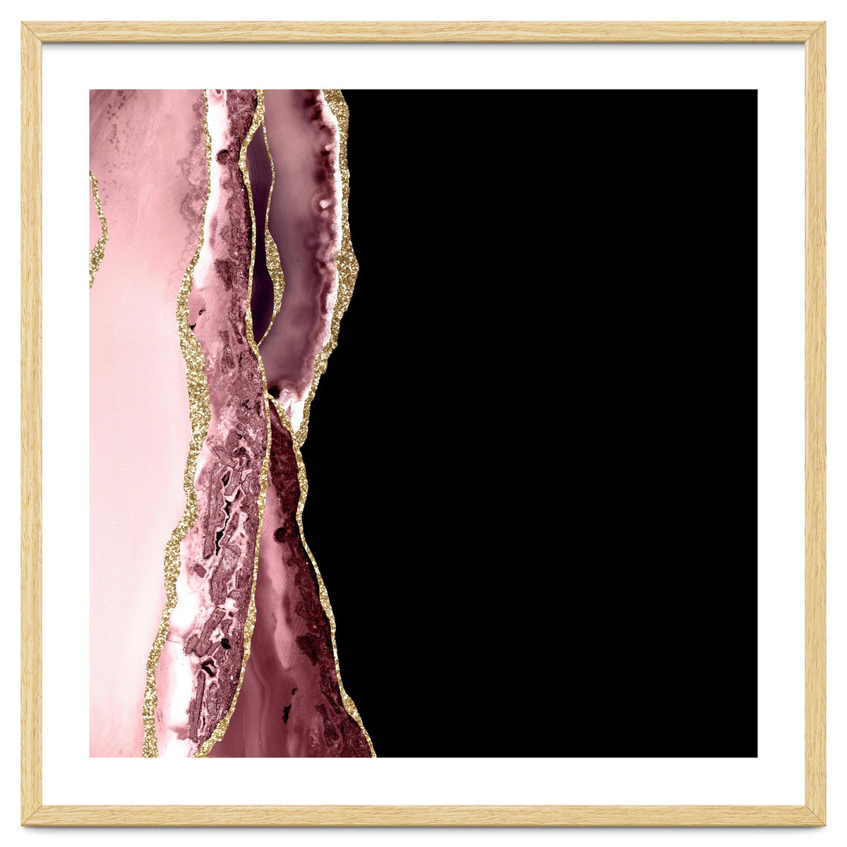 Blush & Gold Agate Texture 04