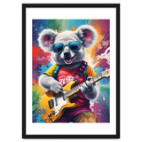 Koala Playing Guitar, Rock Graffiti thumbnail