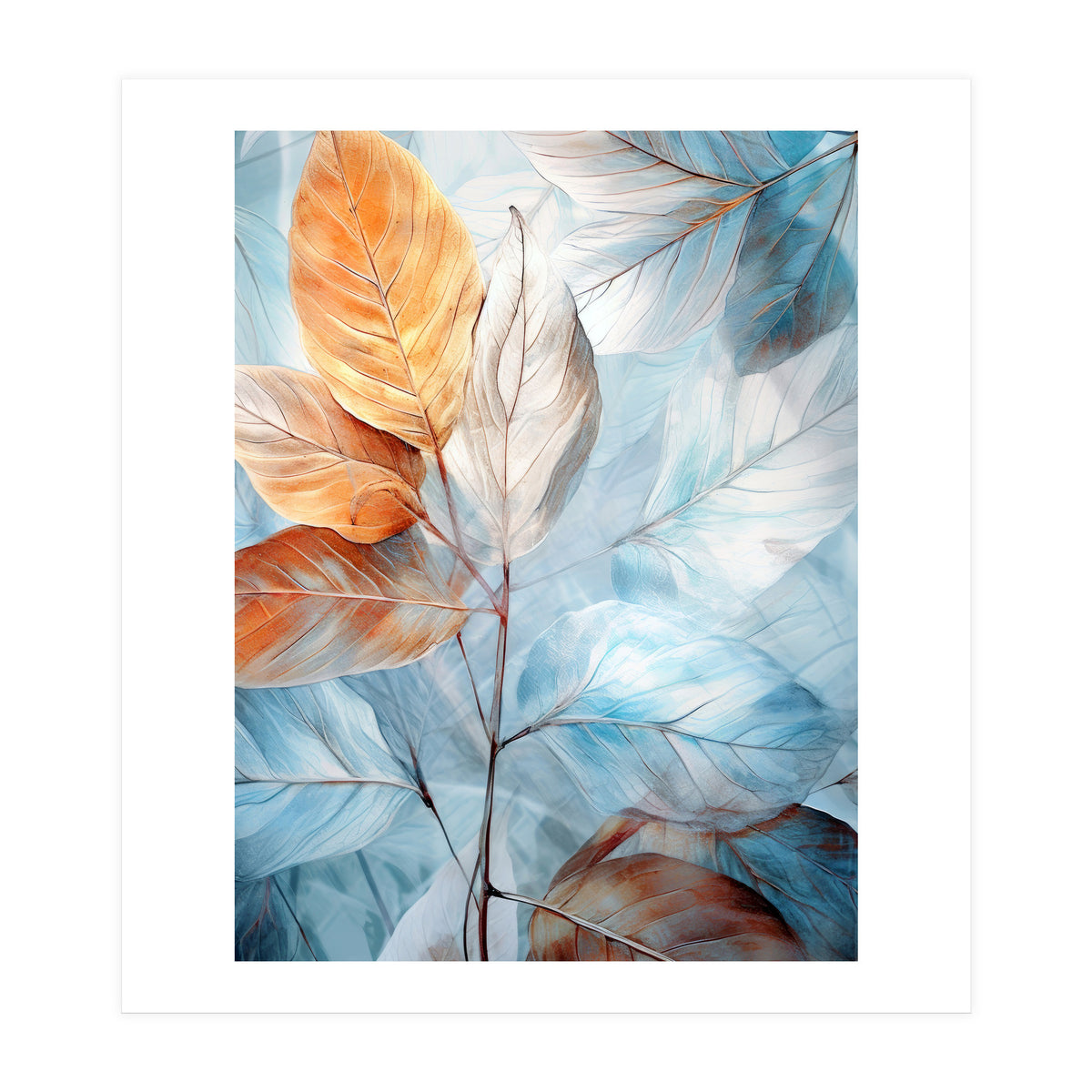 Winter leaves 3 (Print Only)