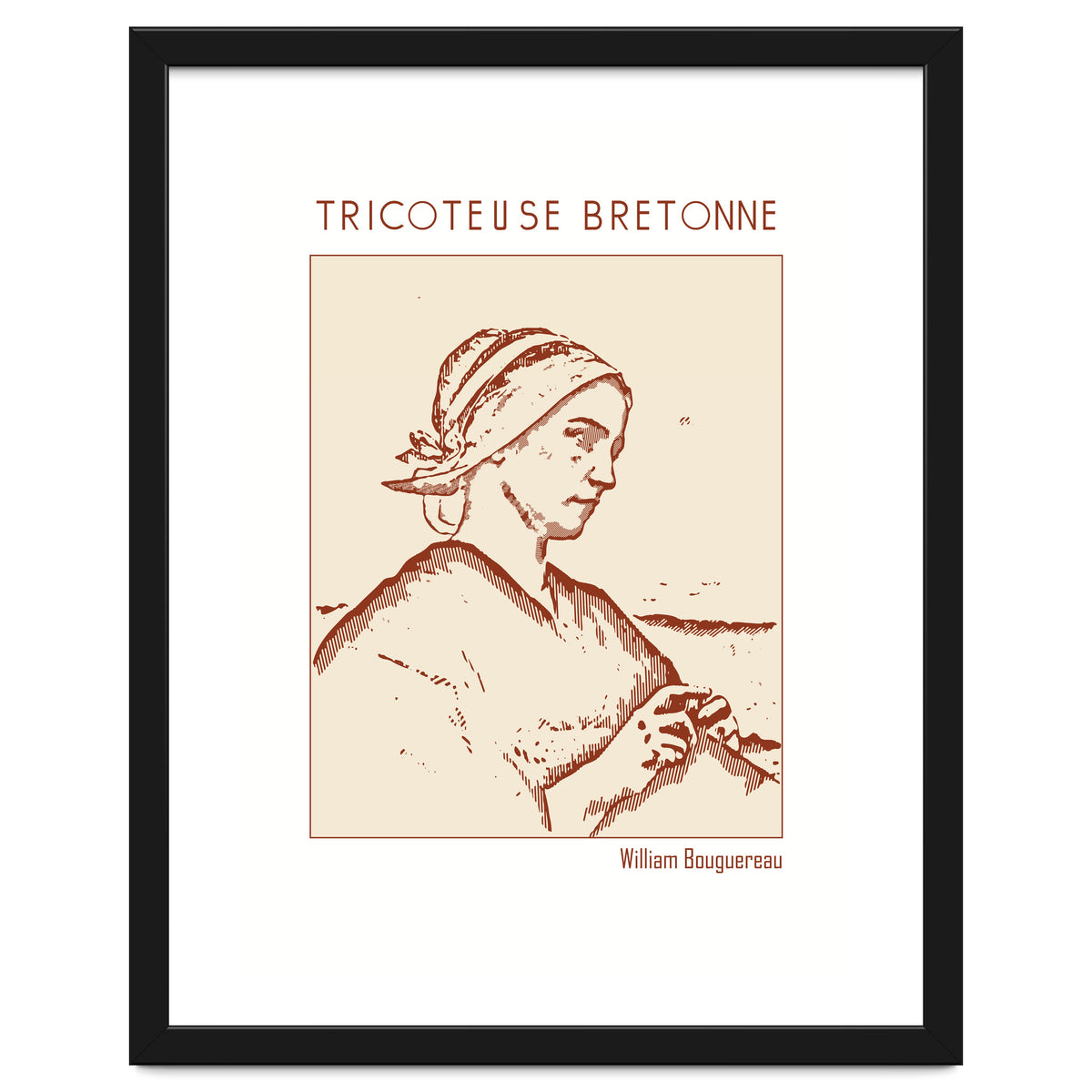 Tricoteuse Bretonne – William Bouguereau