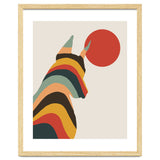Dog Years, Rainbow Bohemian Animal, Pets Rise Dogs Retro, Eclectic Contemporary Solo thumbnail