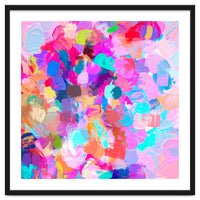 Candy Shop | Abstract Modern Bohemian Eclectic Colorful Painting | Pop of color Contemporary