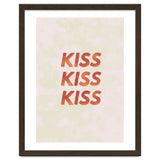 Kiss Kiss Kiss Love Typography thumbnail