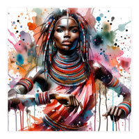 Beaded Majesty Dancer Portrait (Print Only)