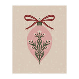 Christmas Floral Globe (Print Only) thumbnail