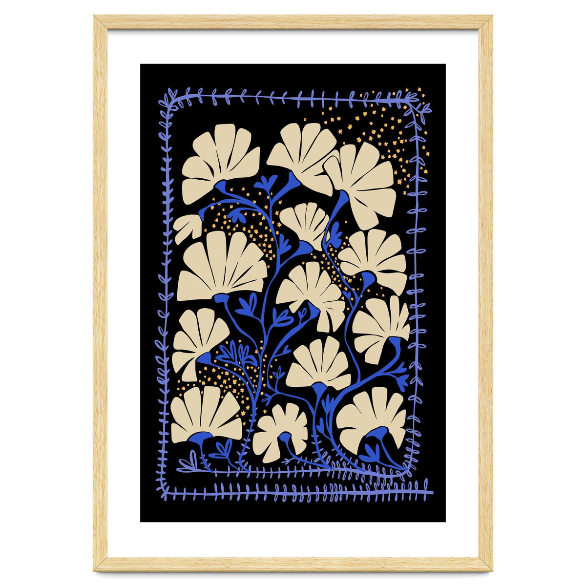 Klimts blooming  black