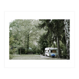 Travel trailer in the green garden (Print Only) thumbnail