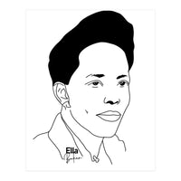 Ella Baker African-American Civil Rights Activist (Print Only)