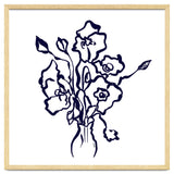 flowers line art thumbnail