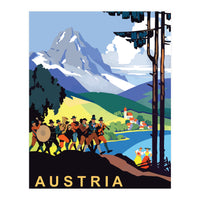 Austria, Music Orchestra on Picnic (Print Only)
