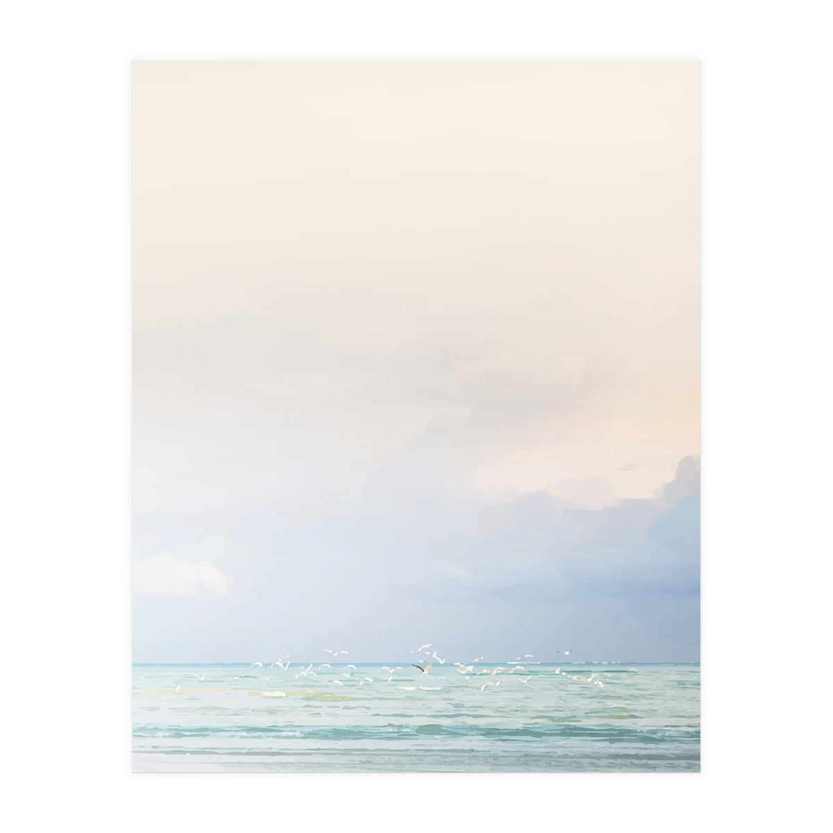 Birds Waiting For Rain (Print Only)