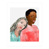 Egalitarism | Equality Anti-racism Feminism Multiculturism | Individuality Watercolor (Print Only) thumbnail