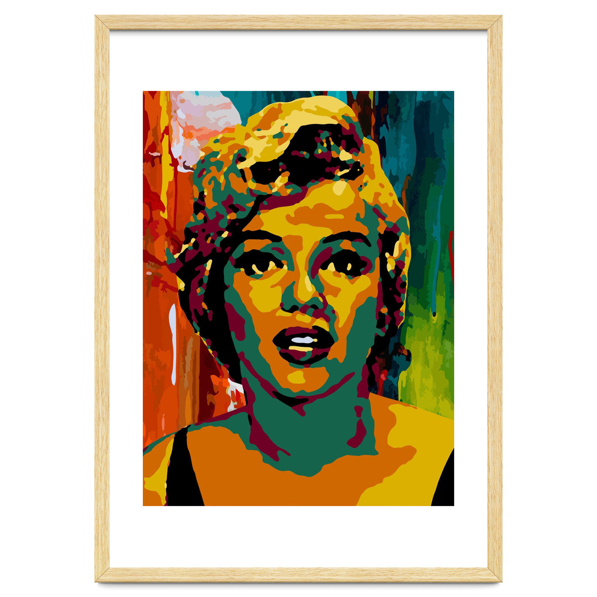 Marilyn Monroe Colorful abstract 3
