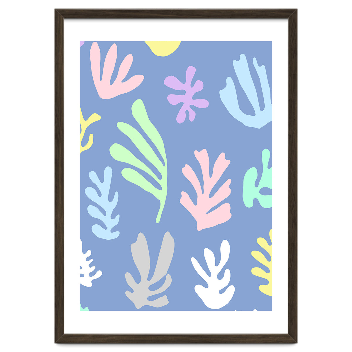 Matisse Colorful Leaves Blue