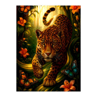 Leopard in Retro Contemporary Aesthetics (Print Only)