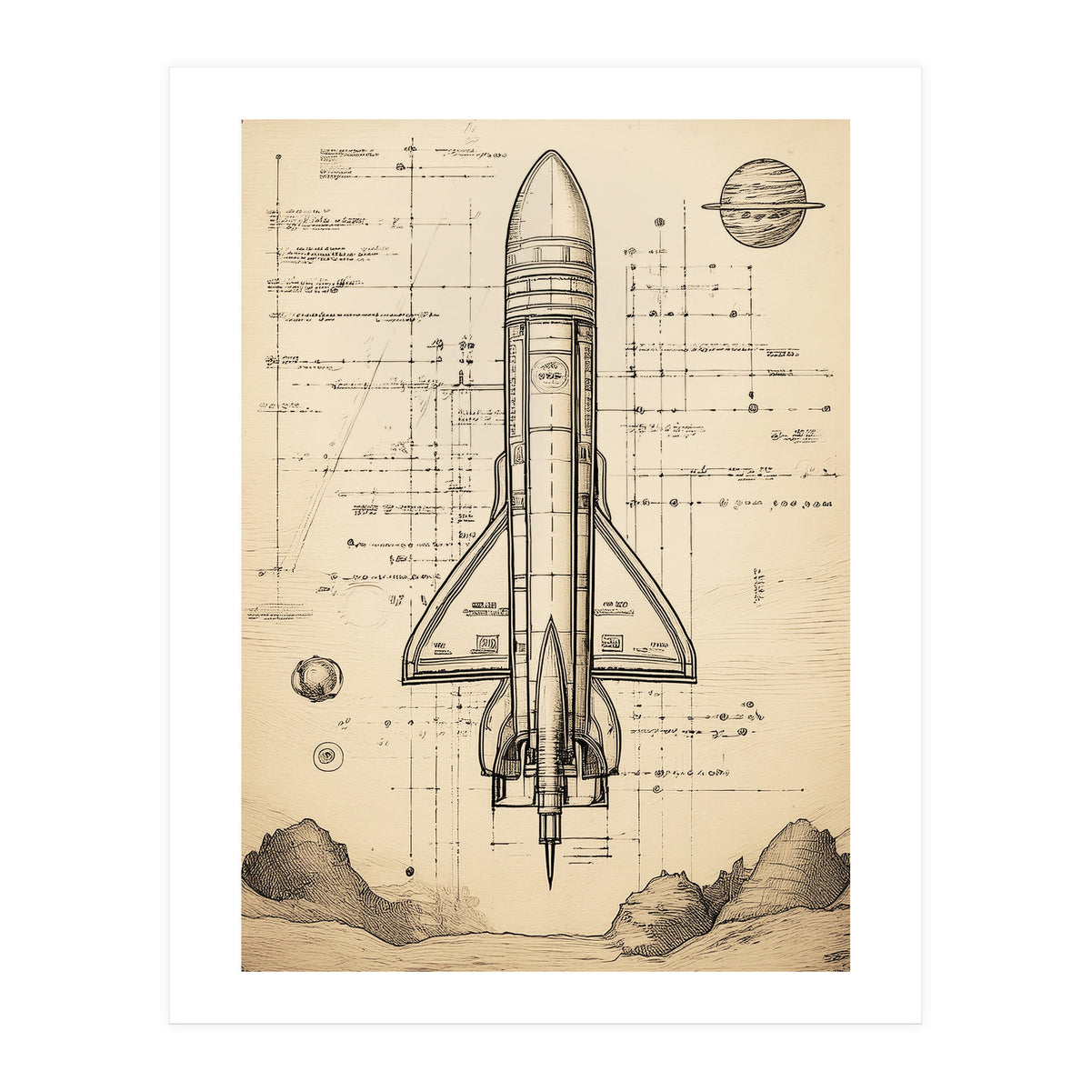 Back To The Moon 011 (Print Only)