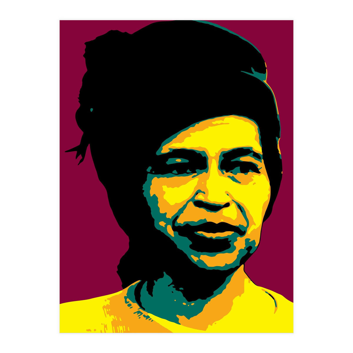 Rosa Parks  American Activist Legend in Pop Art (Print Only)