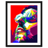 Leon The Professional Hollywood Actor Pop Art WPAP thumbnail