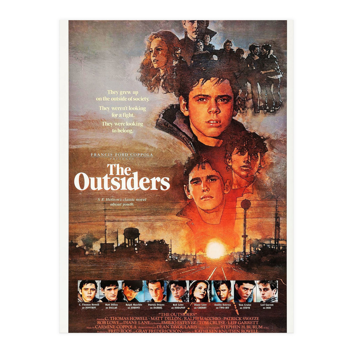 THE OUTSIDERS (1983), directed by FRANCIS FORD COPPOLA. (Print Only)