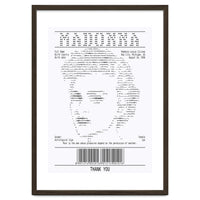 Receipt Art Madonna