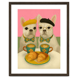 French Bulldogs At Breakfast Café thumbnail