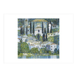 Gustav Klimt – Kirche in Cassone (1913) | Vibrant Landscape Masterpiece Art Print (Print Only) thumbnail