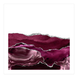 Burgundy & Silver Agate Texture 11  (Print Only) thumbnail