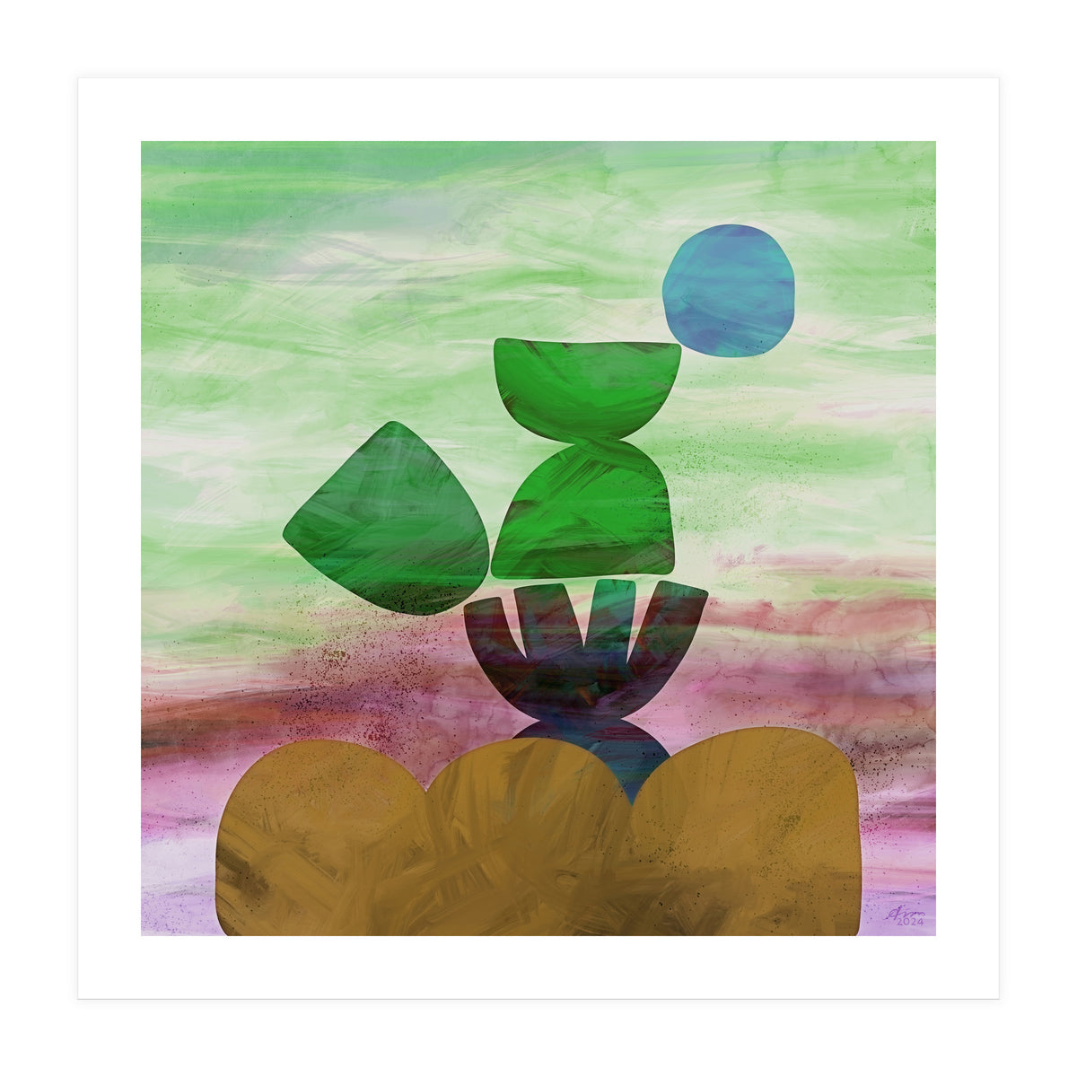 Balance (green) (Print Only)