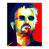 Ringo Starr The Beatles Music Art WPAP (Print Only) thumbnail