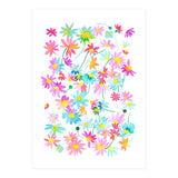 Daisies Spring Floral Pastel Watercolor (Print Only) thumbnail