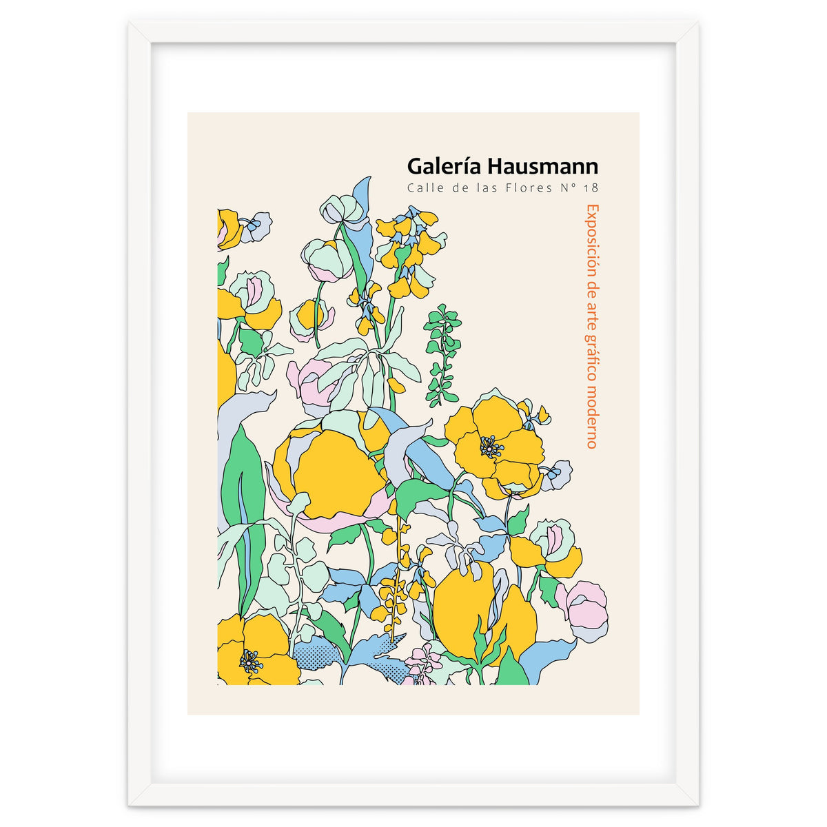 Exhibition of modern graphic art Madrid