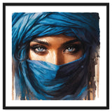 Blue Eyes Tuareg Woman Portrait thumbnail