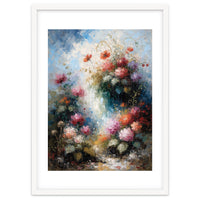 Ethereal Summer Garden Oil Painting