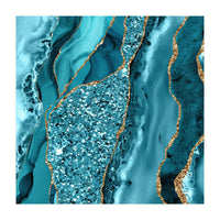 Agate Glitter Ocean Texture 11  (Print Only)
