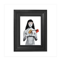 Woman In Love - Print of Paper Collage (Print Only)