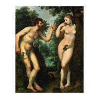 Peter Paul Rubens / 'Adam and Eve', c. 1597, Oil on panel, 180 x 158 cm. Pieter Paul Rubens. (Print Only)