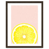 Lemon Slice, Fresh Citrus Kitchen Summer Art thumbnail