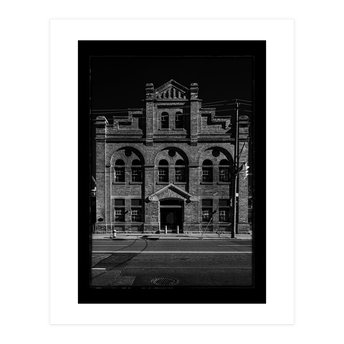 Water Gas Purification House No 8 with Border (Print Only)