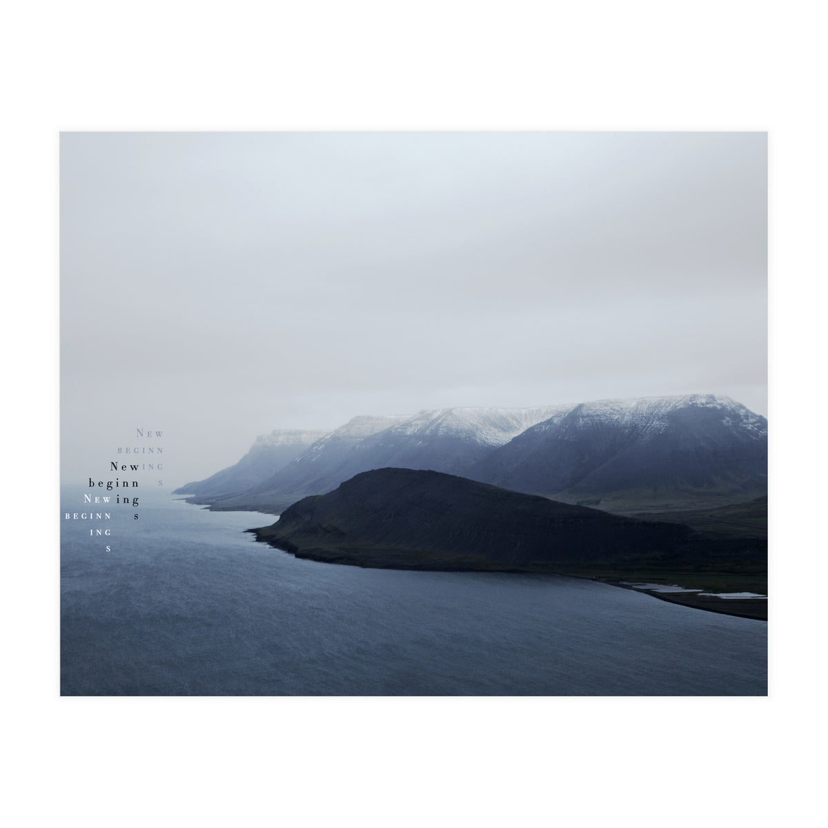 Photography - Scandinavia Fjord - New begginings (Print Only)