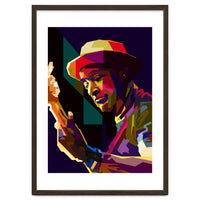 Marcus Miller Bass Jazz Musician Pop Art WPAP